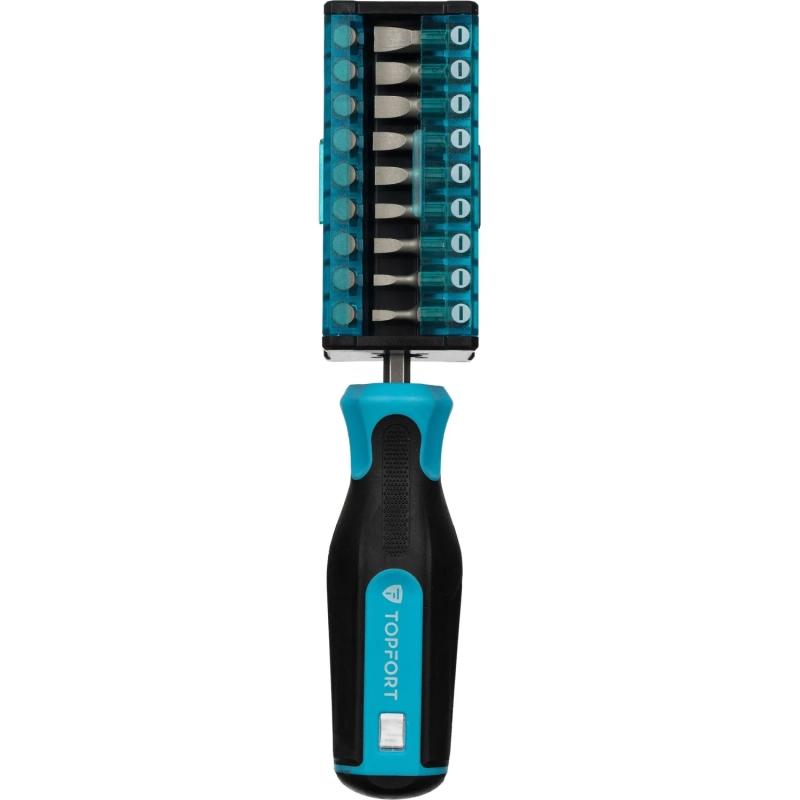 Отвертка Topfort с набором бит, 37 предметов (580137)