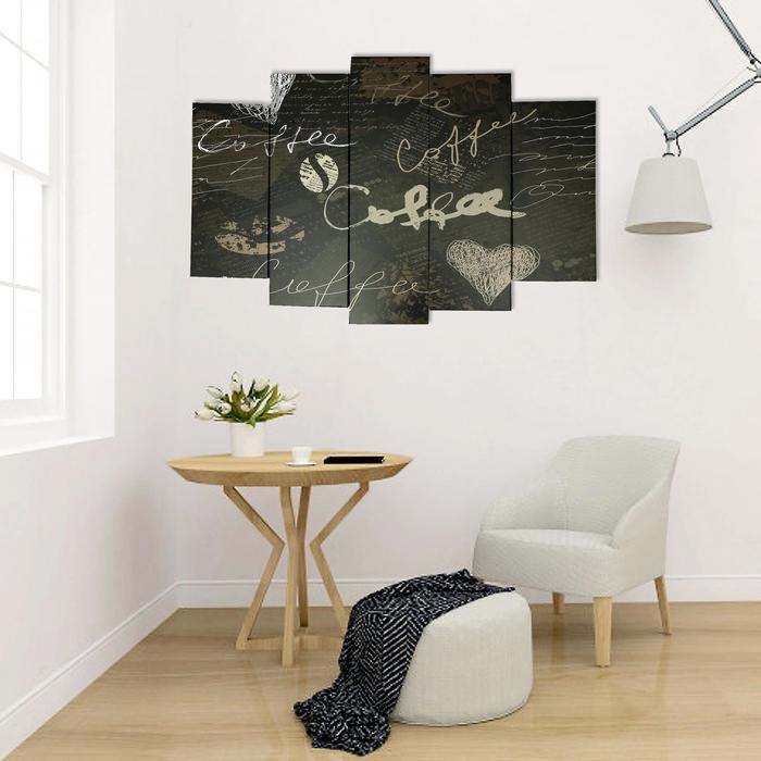 Картина модульная на подрамнике   Картина модульная на подрамнике  "COFFEE"  120х80 см (2-24х53, 2-24х70, 1-24х80)
