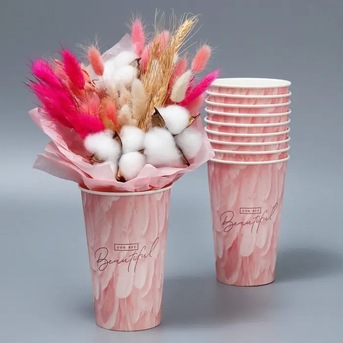 Стакан для цветов «Перья», 350 мл Стакан для цветов «Перья», 350 мл