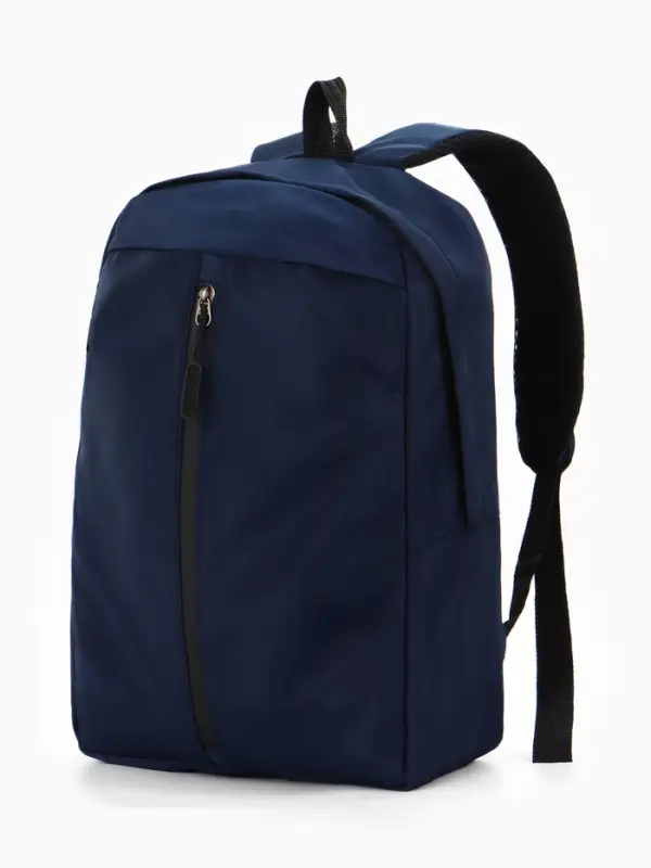 Рюкзак 28*13*39 см, 1 отд 3н/карм, Однотон, синий