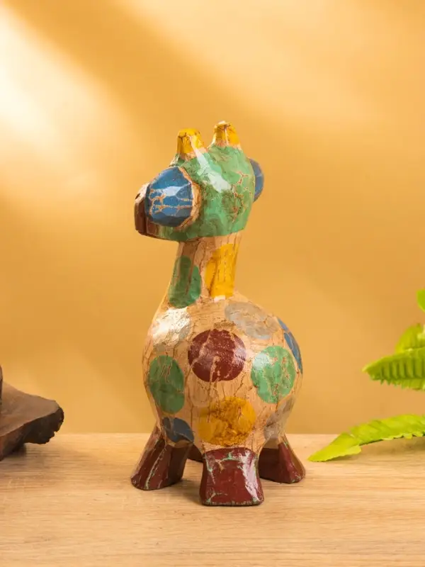 Сувенир "Жирафик" дерево 9х9х20 см, разноцветный