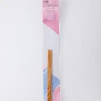 Спицы для вязания, чулочные, из алюминия, d=2 мм, 15 см, 5 шт., цвет золотой