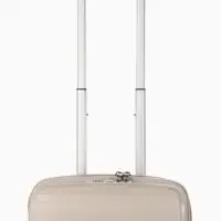 Чемодан на съёмных колёсах, 18", кодовый замок, 33&times;16&times;49 см, светло-бежевый