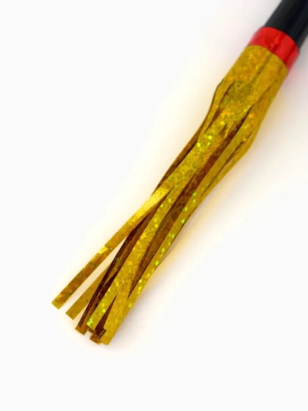 Карнавальный язычок «Дождик» золотой, 6 шт