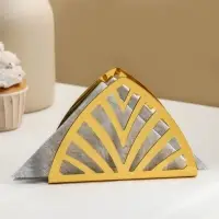 Салфетница Mercy, 13&times;9&times;3 см, золотистая