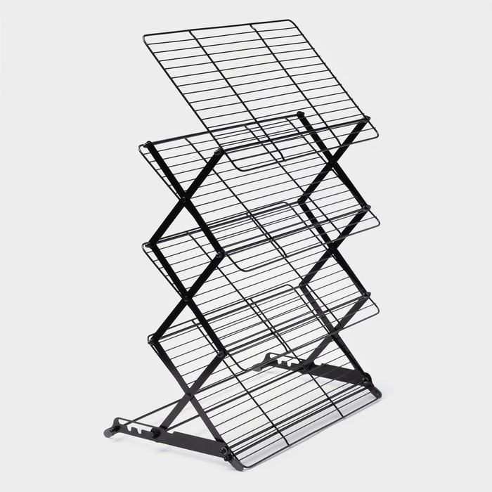 Решетка для глазирования и остывания кондитерских изделий 4-ярусная 43,5х25,5х8 см Решетка для глазирования и остывания кондитерских изделий 4-ярусная 43,5х25,5х8 см