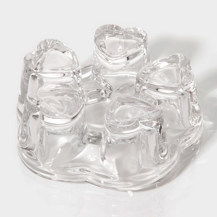 Набор чайный стеклянный Bella Tenero «Эко», 6 предметов: чайник 900 мл, подставка, 4 пиалы 130 мл