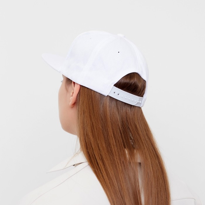 Бейсболка мужская MINAKU с вышивкой цвет белый , размер 56-58 Бейсболка мужская MINAKU с вышивкой цвет белый , размер 56-58