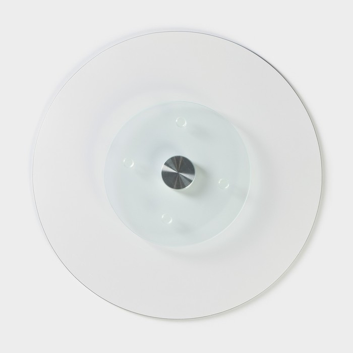 Подставка стеклянная для торта вращающаяся Доляна «Голубой агат», d=32 см, цвет синий