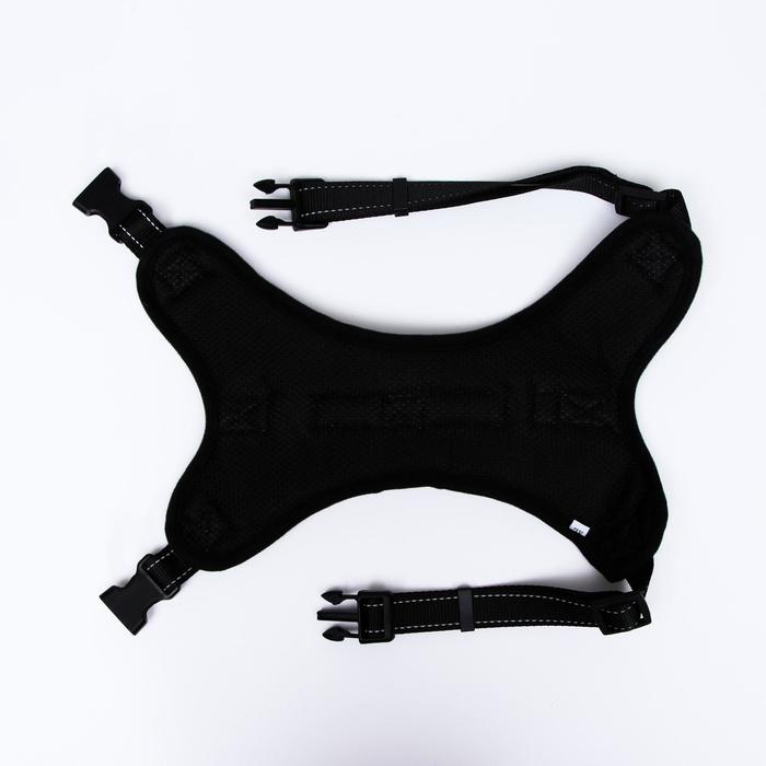 Шлейка К7 мягкая светоотражающая, размер XL, ОГ 74-92 см, вес 28-47,5 кг, леопард Шлейка К7 мягкая светоотражающая, размер XL, ОГ 74-92 см, вес 28-47,5 кг, леопард