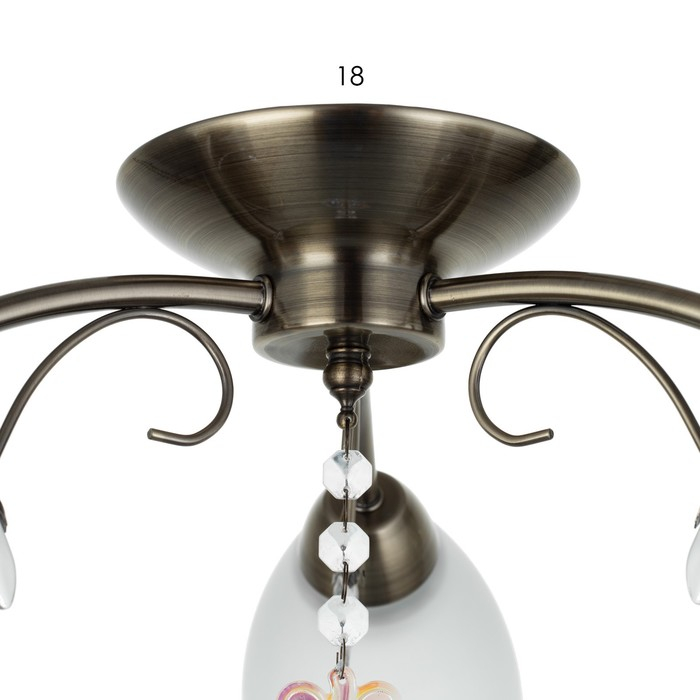 Люстра Люстра "Оливия" 3x40Вт E27 бронза 45х43х20 см