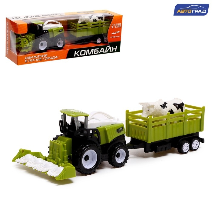 Комбайн инерционный «Фермер», с прицепом Комбайн инерционный «Фермер», с прицепом