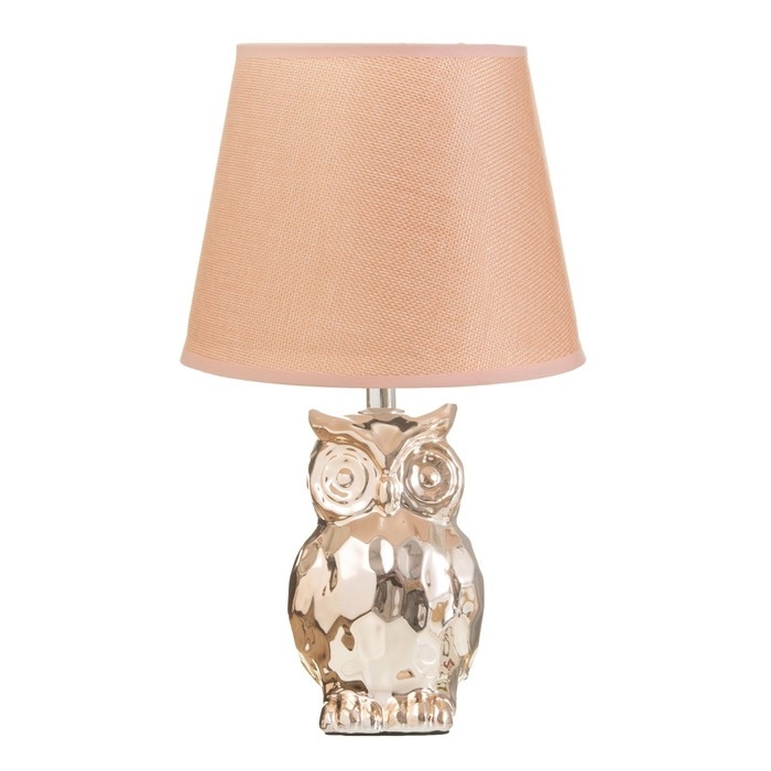 Настольная лампа Настольная лампа "Сова" Е14 40Вт золото 20х20х33,5 см RISALUX