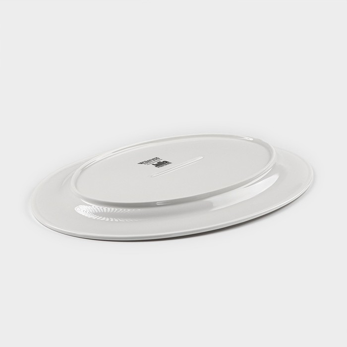 Блюдо фарфоровое овальное Wilmax «Юлия Высоцкая», 36×25,5 см, цвет белый Блюдо фарфоровое овальное Wilmax «Юлия Высоцкая», 36×25,5 см, цвет белый