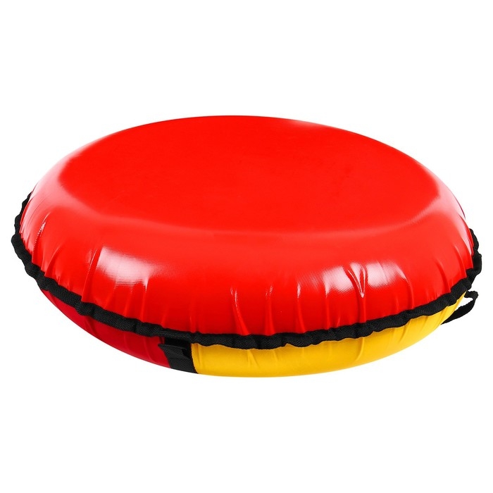 Тюбинг-ватрушка Winter Star, диаметр чехла 70 см, цвет красный/жёлтый Тюбинг-ватрушка Winter Star, диаметр чехла 70 см, цвет красный/жёлтый
