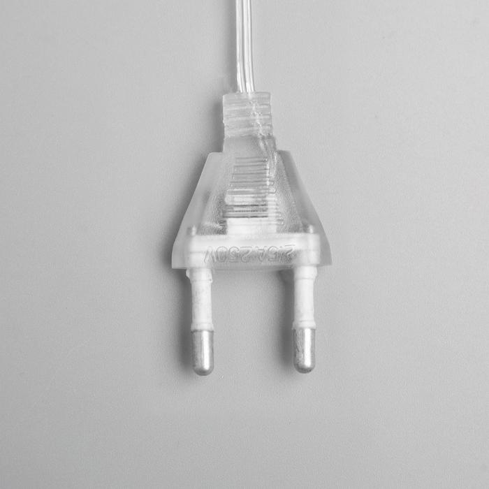 Светодиодная верхушка на ёлку «Звезда белая» 22 см, 30 LED, провод 2 метра, 220 В, свечение мульти Светодиодная верхушка на ёлку «Звезда белая» 22 см, 30 LED, провод 2 метра, 220 В, свечение мульти