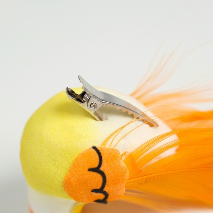 Декор на прищепке Декор на прищепке "Птица", микс , 13 х 4 х 5 см