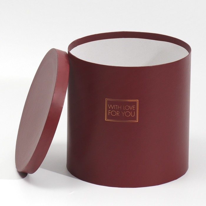 Набор круглых коробок 5 в 1, упаковка подарочная, «Пантон 06»,15 х 15 х 15 - 23 х 23 х 25 см