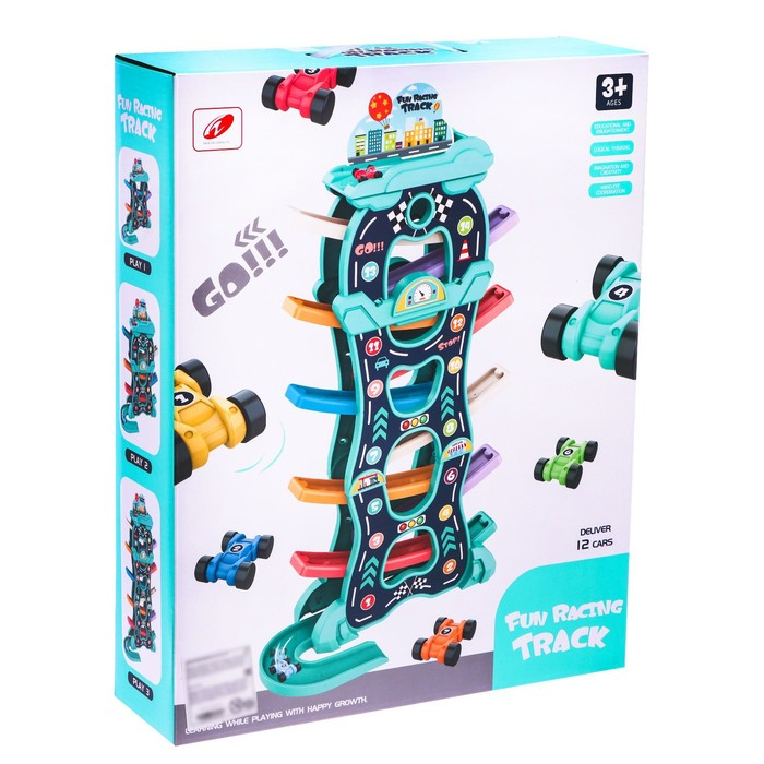 Автотрек развивающий «Гонки по склону», цвет МИКС Автотрек развивающий «Гонки по склону», цвет МИКС