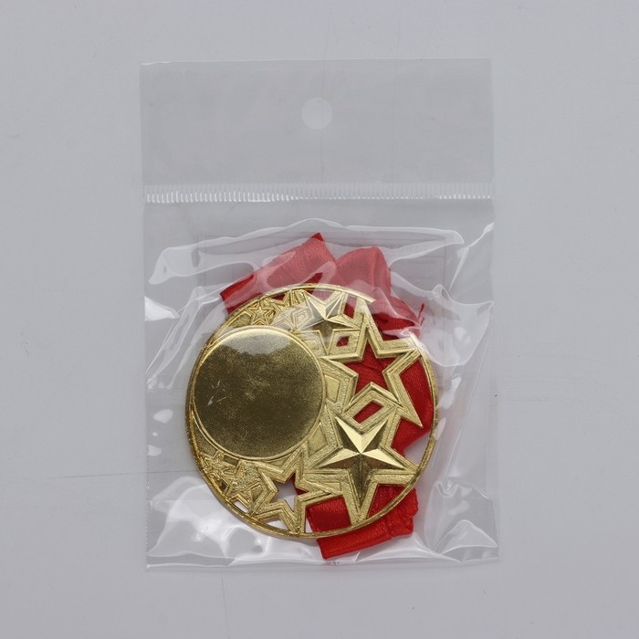 Медаль под нанесение «Ты звезда», d= 5 см. Цвет золото. С лентой Медаль под нанесение «Ты звезда», d= 5 см. Цвет золото. С лентой