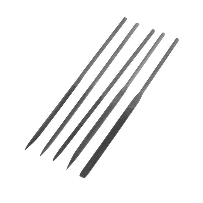 Набор надфилей ЛОМ, металлические рукоятки, 60 х 140 х 3 мм, 5 шт. Набор надфилей ЛОМ, металлические рукоятки, 60 х 140 х 3 мм, 5 шт.