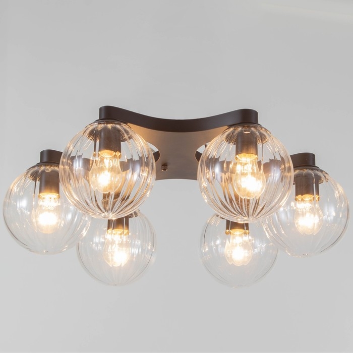 Люстра 2795/6 E27 40Вт черный 60х60х20 см BayerLux Люстра 2795/6 E27 40Вт черный 60х60х20 см BayerLux