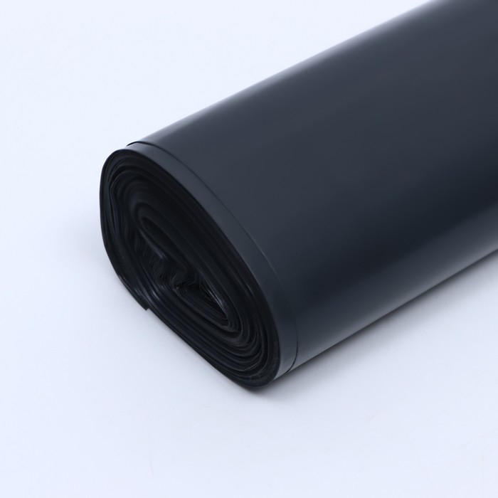 Мешки для мусора в рулоне  Мешки для мусора в рулоне "UpakLand" 240 л, черные, ПВД, толщина 60 мкм, 10 шт