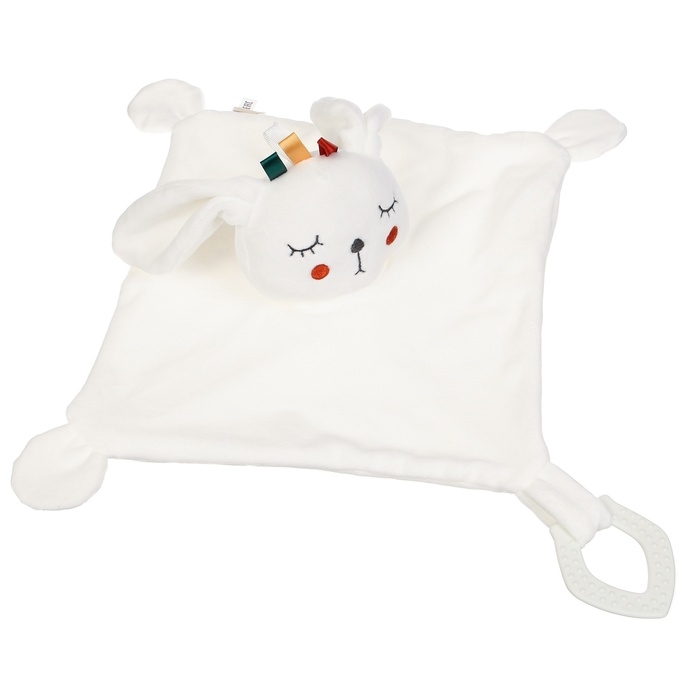 Комфортер - игрушка «Зайка Бонни», погремушка, прорезыватель, цвет белый, Крошка Я Комфортер - игрушка «Зайка Бонни», погремушка, прорезыватель, цвет белый, Крошка Я