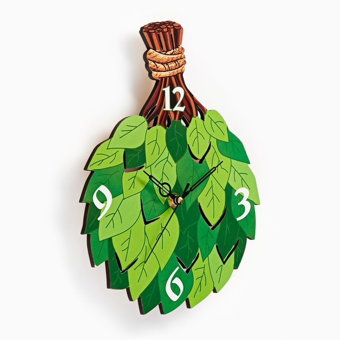 Часы настенные интерьерные   Часы настенные интерьерные  "Веник",  21 х 28 см