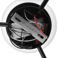 Люстра с ПДУ 2300/7GD LED 150Вт 3000-6000К золото 75х75х9 см BayerLux