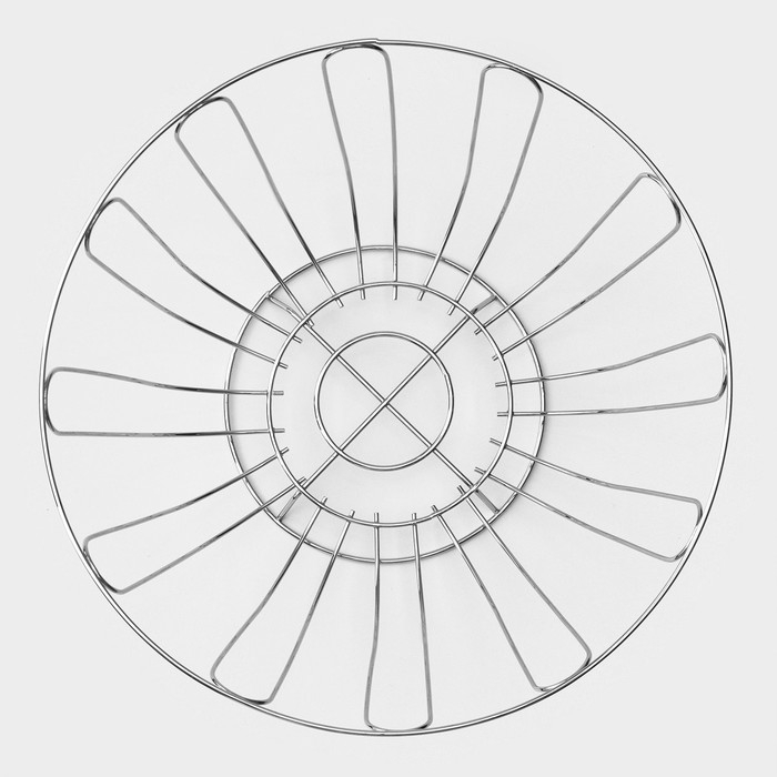 Фруктовница Доляна, 23×23×11 см, цвет хром Фруктовница Доляна, 23×23×11 см, цвет хром