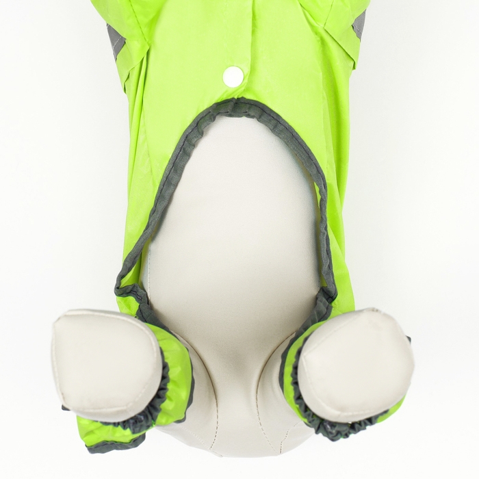 Комбинезон для собак, демисезонный с козырьком, размер  L (ДС 36, Ог 51, ОШ 40 см), зелёный   985440 Комбинезон для собак, демисезонный с козырьком, размер  L (ДС 36, Ог 51, ОШ 40 см), зелёный   985440