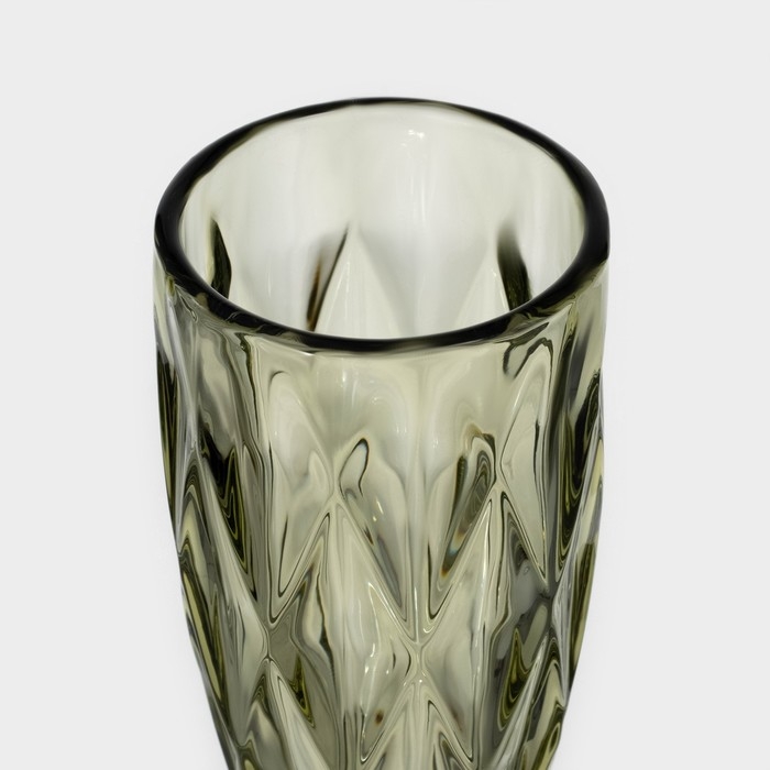 Набор бокалов из стекла для шампанского Magistro «Круиз», 160 мл, 7×20 см, 6 шт, цвет зелёный Набор бокалов из стекла для шампанского Magistro «Круиз», 160 мл, 7×20 см, 6 шт, цвет зелёный