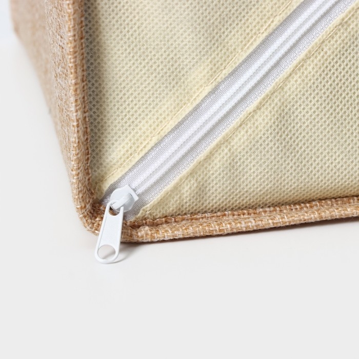 Короб LaDо́m «Франческа», 3 выдвижных ящика, 30×20×28 см, цвет бежевый Короб LaDо́m «Франческа», 3 выдвижных ящика, 30×20×28 см, цвет бежевый