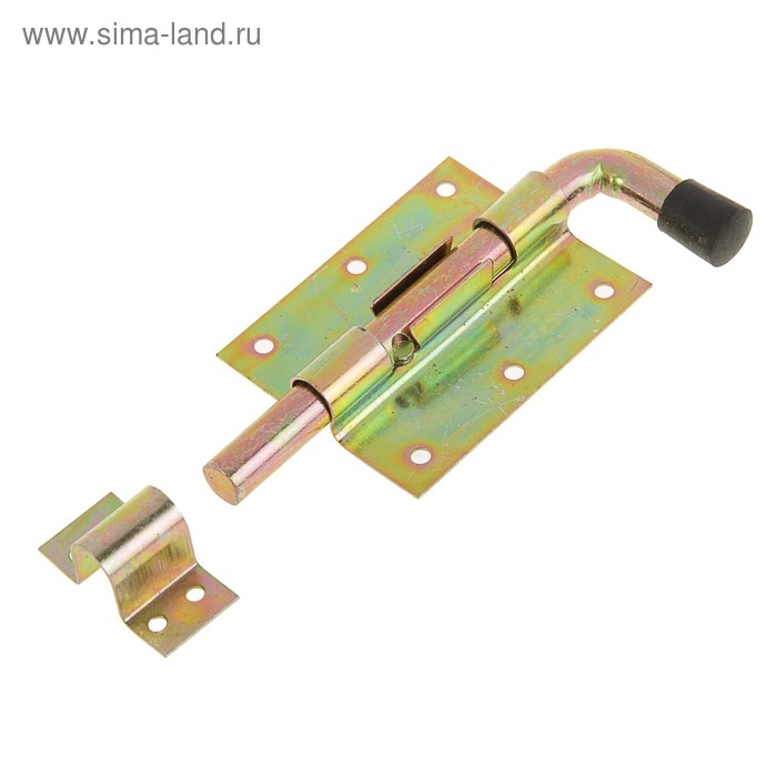 Задвижка дверная , 90 мм по основанию, оцинкованная Задвижка дверная , 90 мм по основанию, оцинкованная