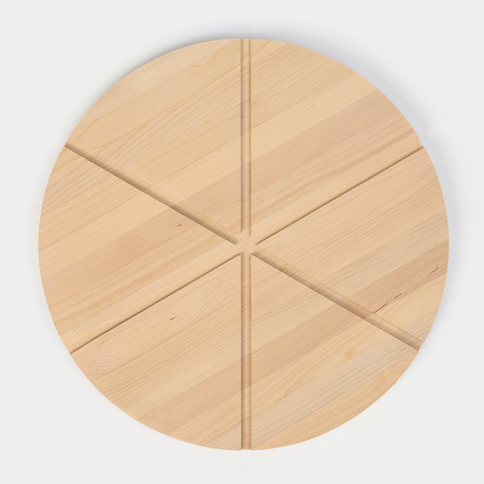 Доска для пиццы Adelica «Итальяно», 6 кусков, d=32 см, толщина 1,8 см, берёза Доска для пиццы Adelica «Итальяно», 6 кусков, d=32 см, толщина 1,8 см, берёза