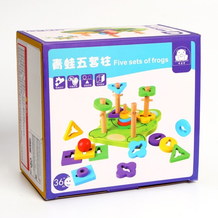 Пирамидка логическая «Лягушка» Пирамидка логическая «Лягушка»