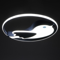 Светильник с ПДУ 1790/1 LED 50Вт диммер синий 50х50х5 см BayerLux