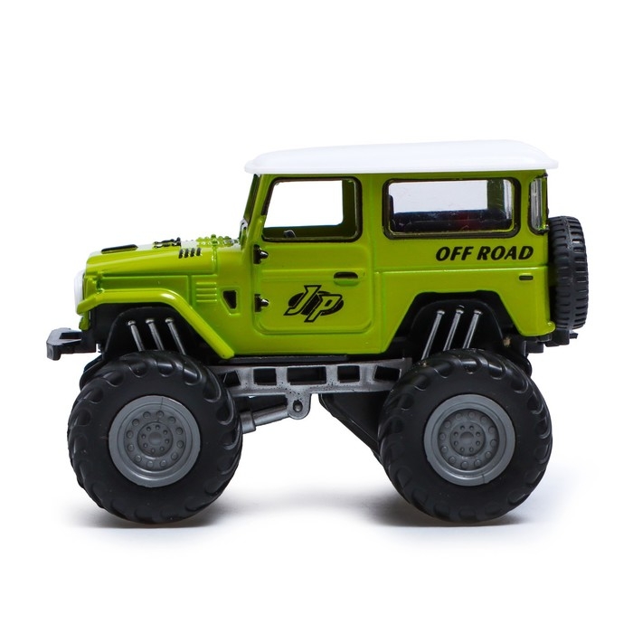 Машина металлическая «Биг-фут», инерционная, цвет зелёный Машина металлическая «Биг-фут», инерционная, цвет зелёный