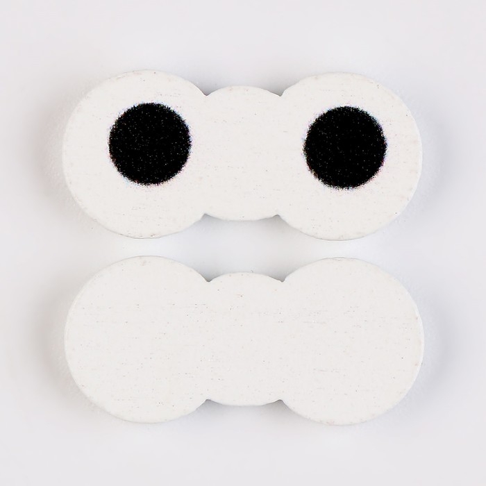 Глаза деревянные , набор 40 шт., размер 1 шт. — 1,6 × 1 см Глаза деревянные , набор 40 шт., размер 1 шт. — 1,6 × 1 см