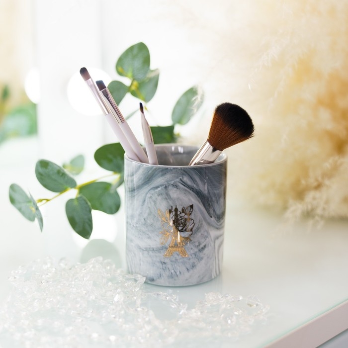 Горшок для цветов с тиснением, «Париж», 8 х 9.5 см Горшок для цветов с тиснением, «Париж», 8 х 9.5 см