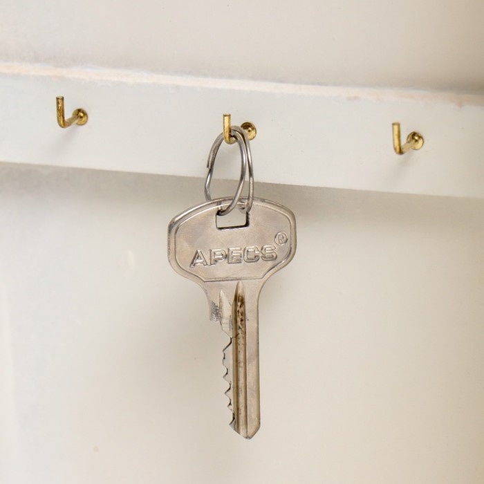 Ключница дерево Ключница дерево "Сердце с бантом" 21х26х7 см