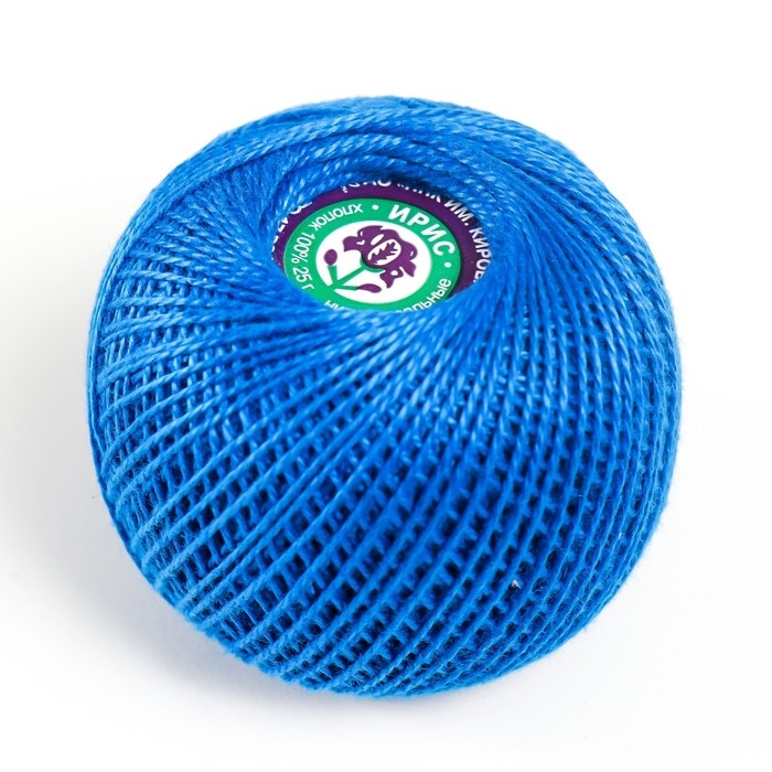 Нитки вязальные Нитки вязальные "Ирис" 150м/25гр 100% мерсеризованный хлопок цвет 2714