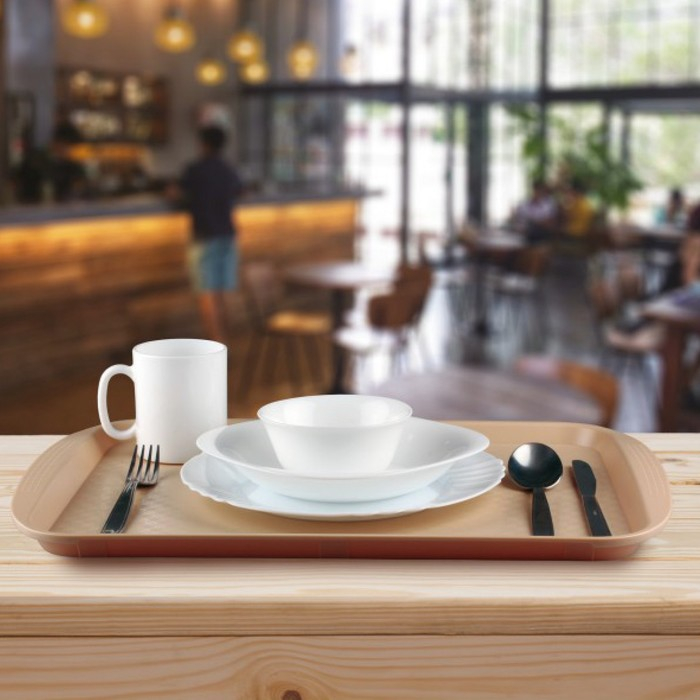 Поднос, 42,5х32 см, цвет коричневый Поднос, 42,5х32 см, цвет коричневый