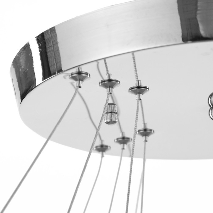 Люстра BayerLux 59913/3 LED 114Вт 4000К серебро 71х71х2-82 см Люстра BayerLux 59913/3 LED 114Вт 4000К серебро 71х71х2-82 см