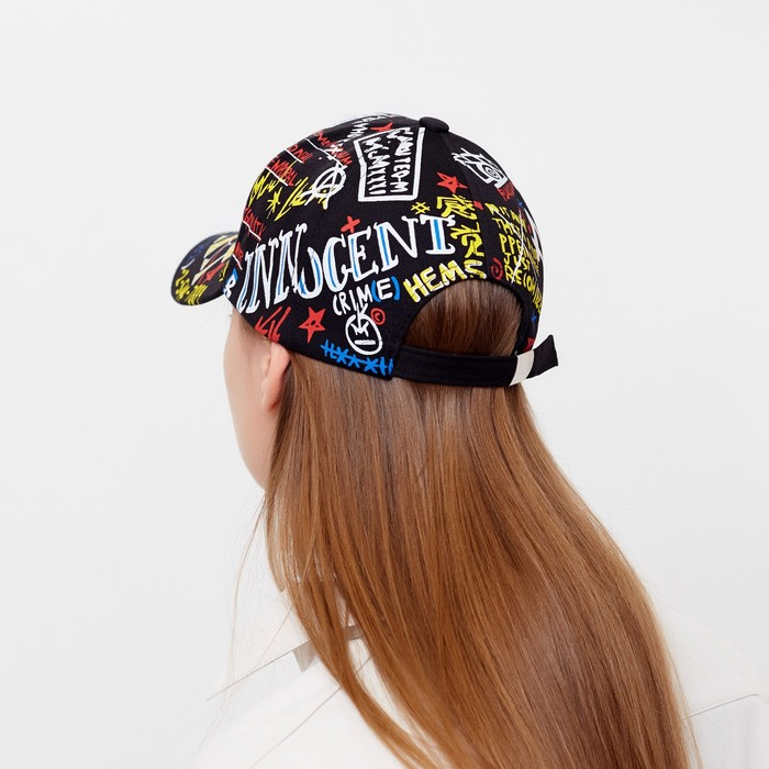 Кепка MINAKU  Кепка MINAKU "ART" цвет чёрный, р-р 58