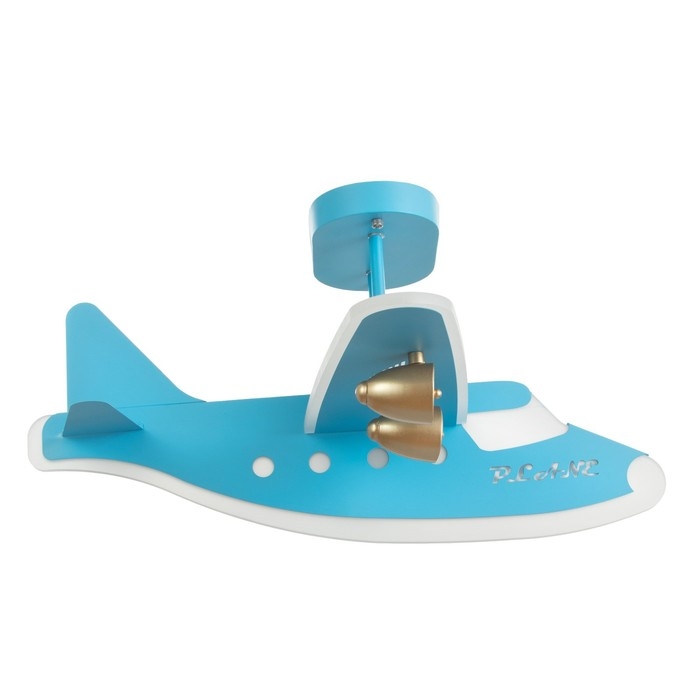 Люстра Люстра "Самолет" LED 128Вт 3000-6000К синий 71х61х32 см