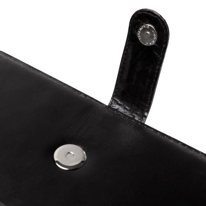 Органайзер А5, с хлястиком, 100 листов в линейку, обложка ПВХ, чёрный Органайзер А5, с хлястиком, 100 листов в линейку, обложка ПВХ, чёрный