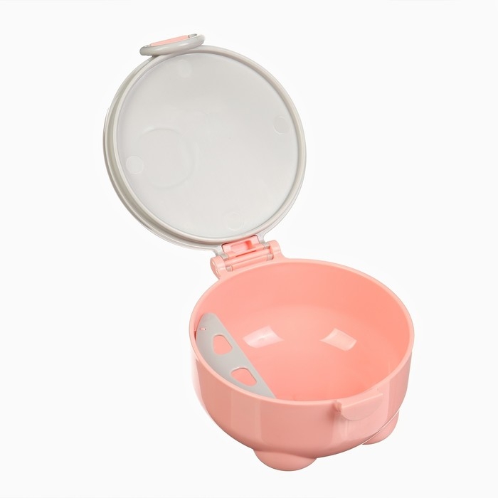 Контейнер для детского питания Мишка 1, 150 мл, цвет розовый Контейнер для детского питания Мишка 1, 150 мл, цвет розовый