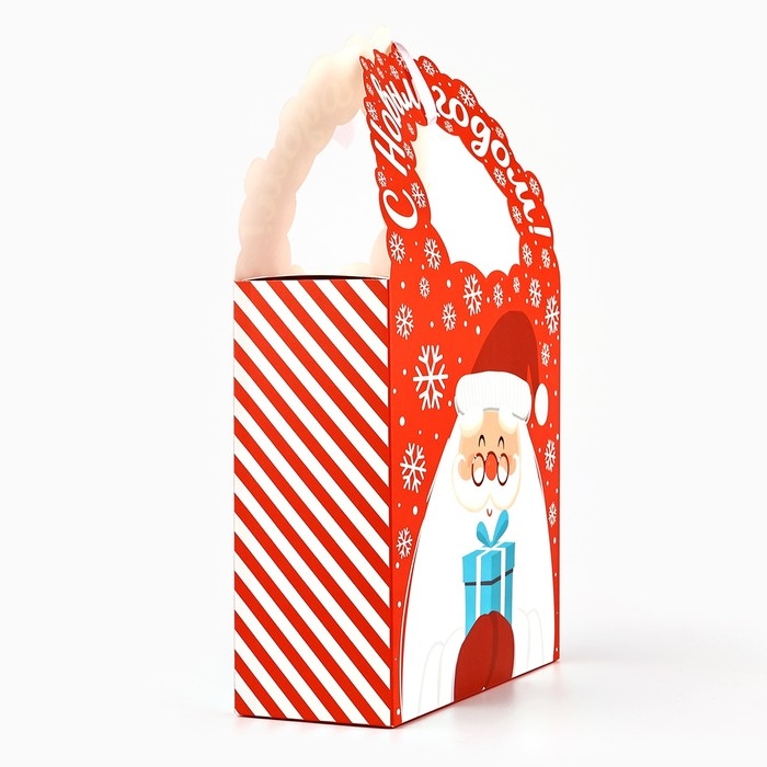 Коробка новогодняя складная «Подарок от Деда Мороза» 18.4 х 30.4 х 7.3 см, Новый год Коробка новогодняя складная «Подарок от Деда Мороза» 18.4 х 30.4 х 7.3 см, Новый год